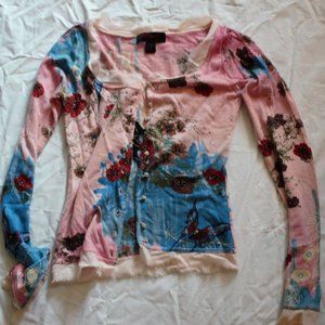 Beautiful Pink Y2K Cardigan RAW 7